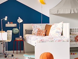 Pokój dziecka IKEA - Średni szary niebieski pokój dziecka dla dziecka dla chłopca - zdjęcie od IKEA