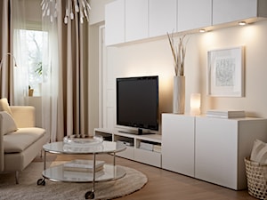 BESTÅ - Mały różowy salon, styl skandynawski - zdjęcie od IKEA