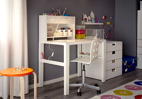 Pokój dziecka IKEA - Mały czarny pokój dziecka dla dziecka dla nastolatka dla dziewczynki, styl nowoczesny - zdjęcie od IKEA