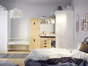 Pokój dziecka IKEA - Średni szary pokój dziecka dla niemowlaka dla chłopca dla dziewczynki - zdjęcie od IKEA