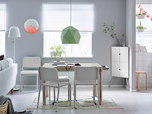 Jadalnia IKEA - Średnia szara jadalnia w salonie - zdjęcie od IKEA