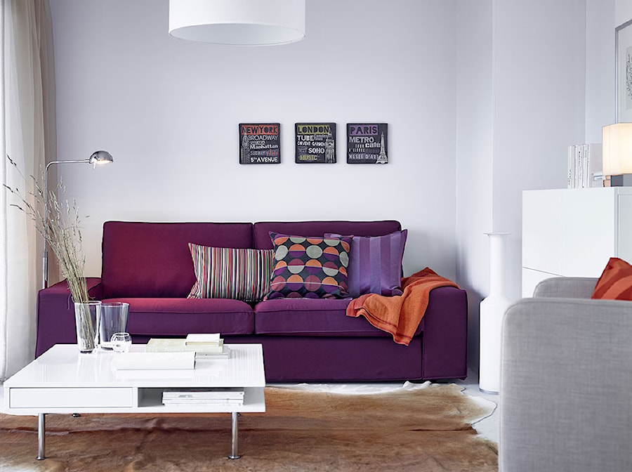 Pokój dzienny IKEA - Mały biały salon, styl nowoczesny - zdjęcie od IKEA