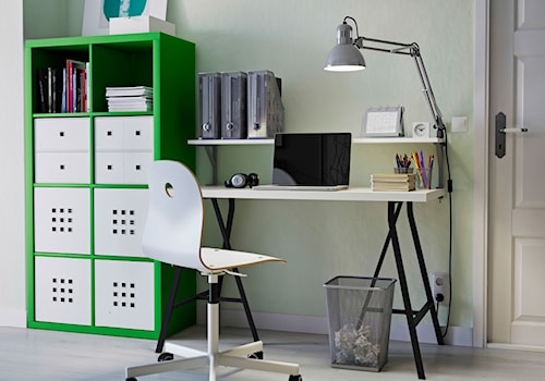 Domowe biuro IKEA - Małe zielone biuro - zdjęcie od IKEA