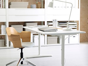 Domowe biuro IKEA - Małe brązowe biuro - zdjęcie od IKEA