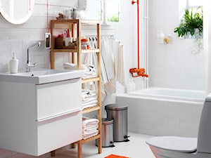 Łazienka IKEA - Średnia łazienka z oknem, styl skandynawski - zdjęcie od IKEA