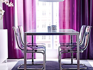 Jadalnia IKEA - Mała szara jadalnia jako osobne pomieszczenie, styl nowoczesny - zdjęcie od IKEA