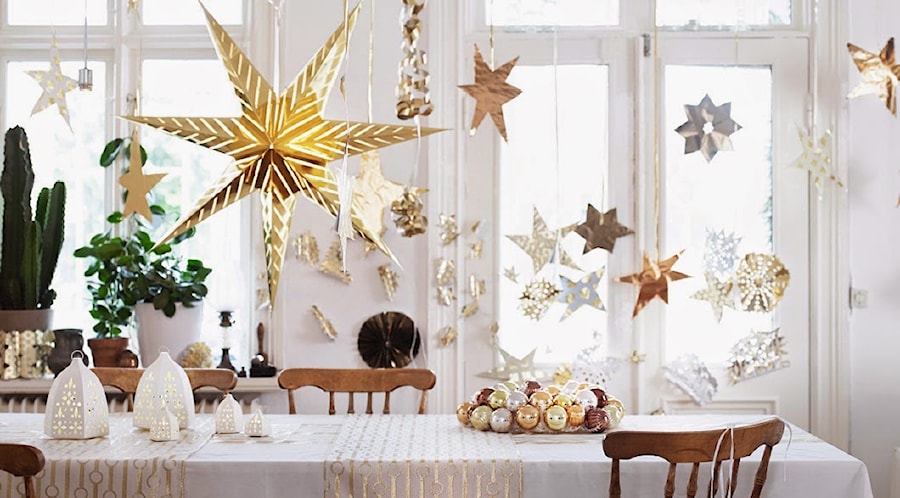 Kolekcja świąteczna 2015 - Mała biała jadalnia jako osobne pomieszczenie - zdjęcie od IKEA