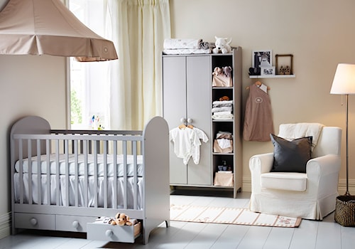 Pokój dziecka IKEA - Średni beżowy pokój dziecka dla niemowlaka dla chłopca dla dziewczynki - zdjęcie od IKEA