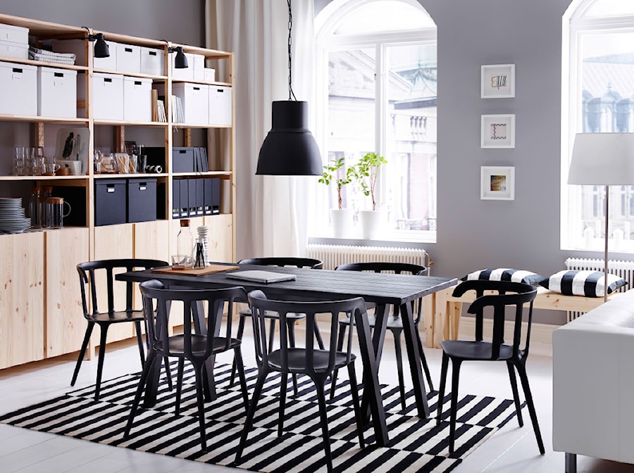 Jadalnia IKEA - Średnia szara jadalnia jako osobne pomieszczenie - zdjęcie od IKEA