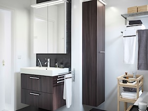 Łazienka IKEA - Mała bez okna z lustrem łazienka - zdjęcie od IKEA