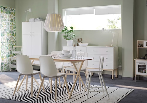 Jadalnia IKEA - Średnia jadalnia jako osobne pomieszczenie, styl skandynawski - zdjęcie od IKEA