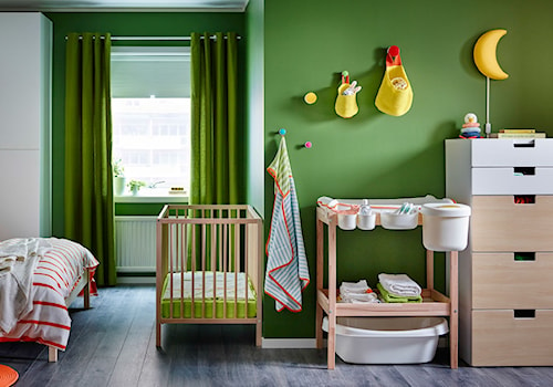 Pokój dziecka IKEA - Średni zielony pokój dziecka dla niemowlaka dla chłopca - zdjęcie od IKEA