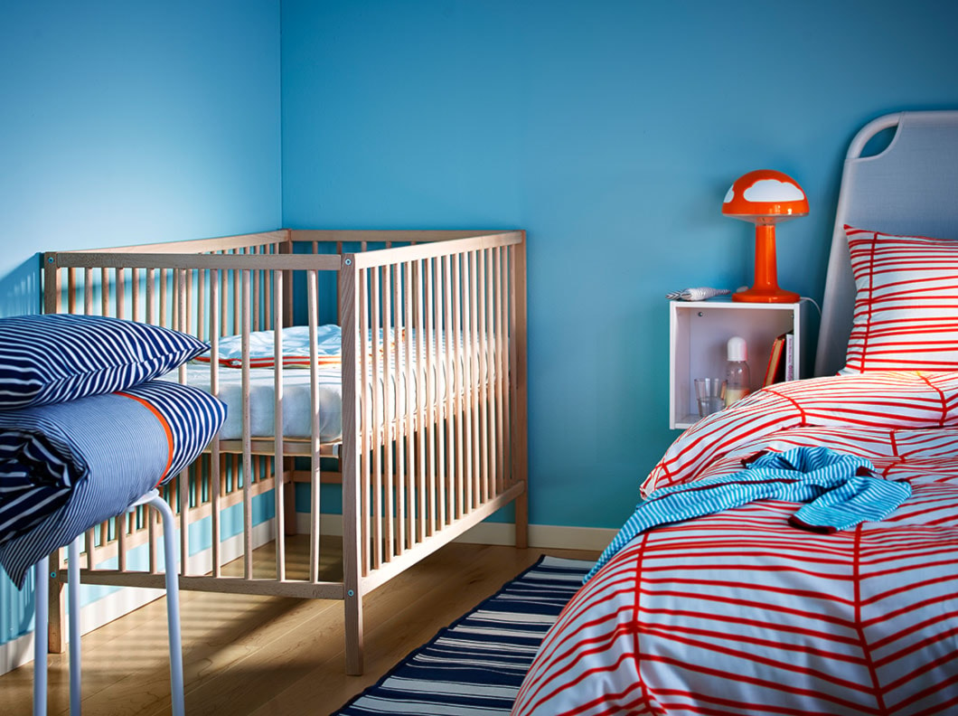 Pokój dziecka IKEA - Niebieski pokój dziecka dla niemowlaka dla chłopca dla dziewczynki - zdjęcie od IKEA - Homebook