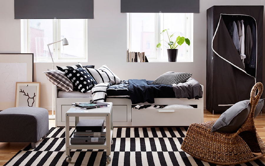 Sypialnia IKEA - Sypialnia, styl skandynawski - zdjęcie od IKEA