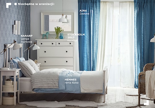Sypialnia - Mała szara sypialnia - zdjęcie od IKEA