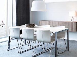 Jadalnia IKEA - Średnia szara jadalnia jako osobne pomieszczenie, styl nowoczesny - zdjęcie od IKEA