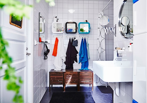 Łazienka IKEA - Mała bez okna z lustrem łazienka - zdjęcie od IKEA