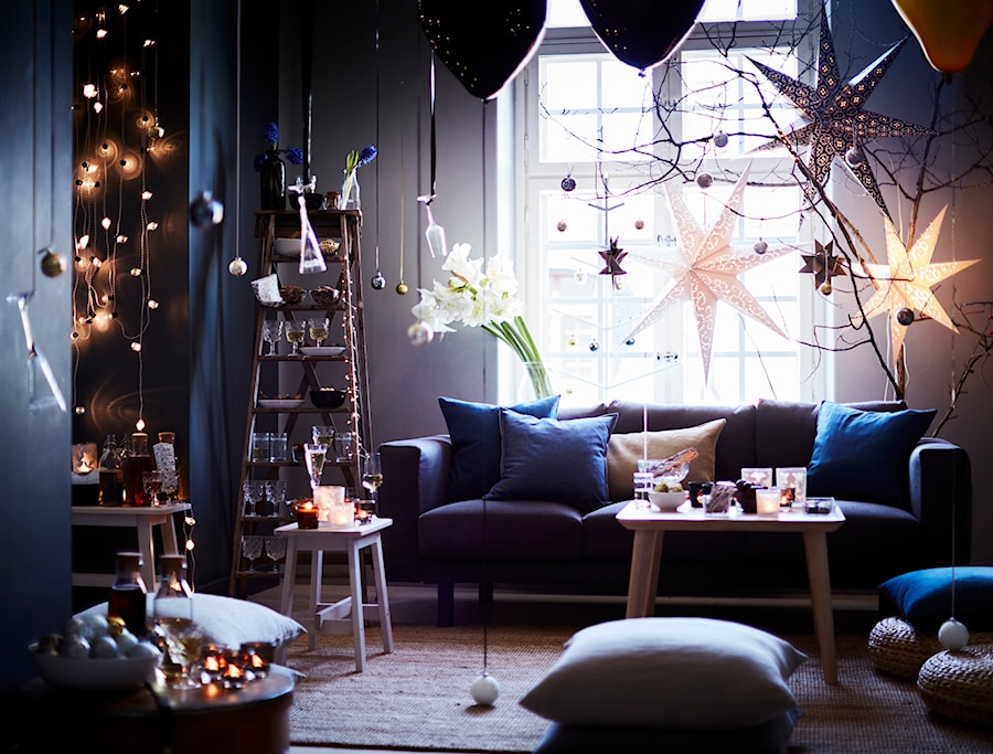 Kolekcja świąteczna 2016 - Średni szary salon z barkiem - zdjęcie od IKEA