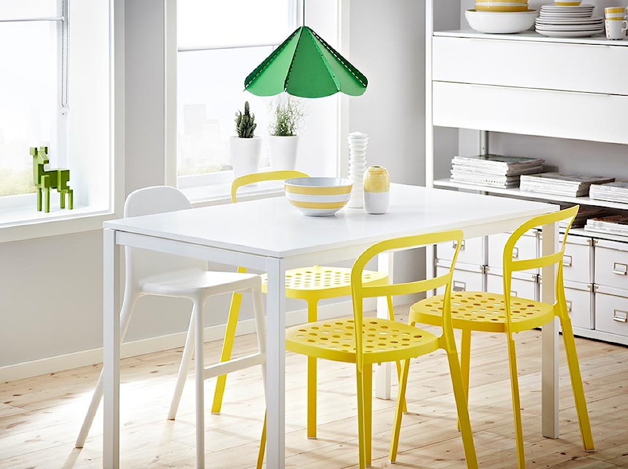 Jadalnia IKEA - Mała szara jadalnia jako osobne pomieszczenie - zdjęcie od IKEA