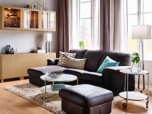 Pokój dzienny IKEA - Mały beżowy salon, styl tradycyjny - zdjęcie od IKEA