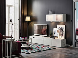 Pokój dzienny IKEA - Mały szary salon - zdjęcie od IKEA