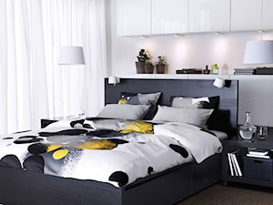 Sypialnia IKEA - Mała biała sypialnia, styl nowoczesny - zdjęcie od IKEA