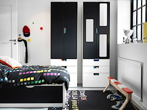 Pokój dziecka IKEA - Średni szary pokój dziecka dla nastolatka dla chłopca - zdjęcie od IKEA