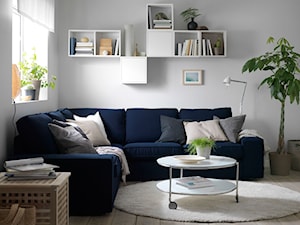 Pokój dzienny IKEA - Mały szary salon, styl tradycyjny - zdjęcie od IKEA