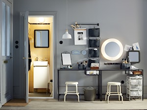 Katalog 2017 - Szara sypialnia z łazienką - zdjęcie od IKEA