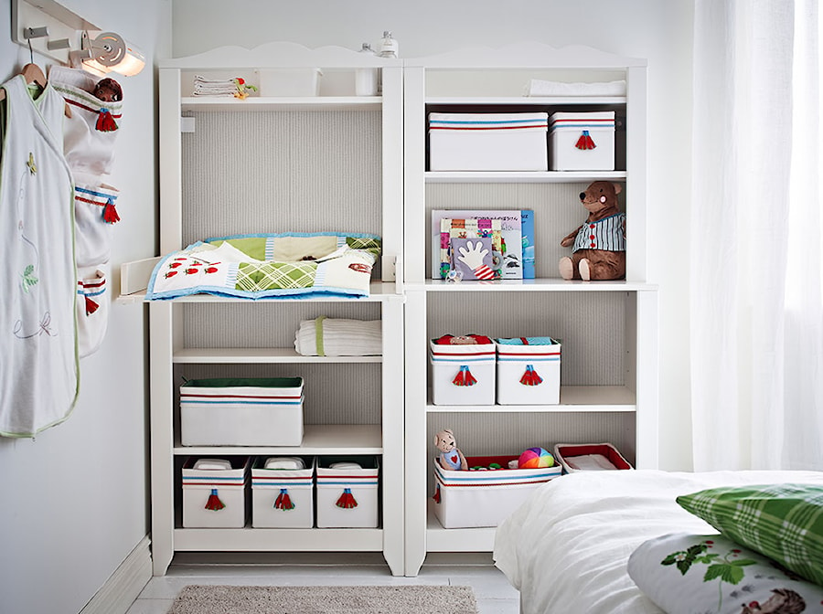Pokój dziecka IKEA - Mały biały pokój dziecka dla niemowlaka dla chłopca dla dziewczynki - zdjęcie od IKEA
