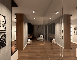 Projekt wnętrza mieszkalnego _ 65 m 2. - Średni hol / przedpokój, styl nowoczesny - zdjęcie od TU Design - Homebook
