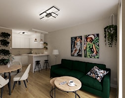 40-metrowe mieszkanie Gdańsk - Salon, styl nowoczesny - zdjęcie od JMJ Interiors - Homebook