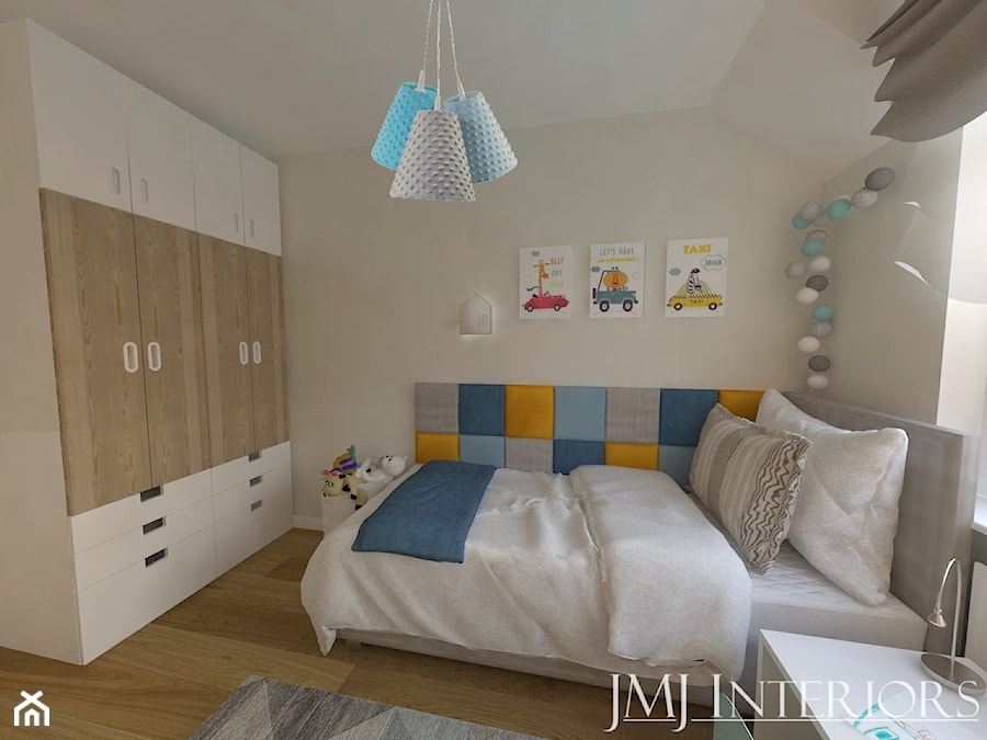 Minimalistyczne mieszkanie na Oruni Górnej Gdańsk - Pokój dziecka, styl skandynawski - zdjęcie od JMJ Interiors