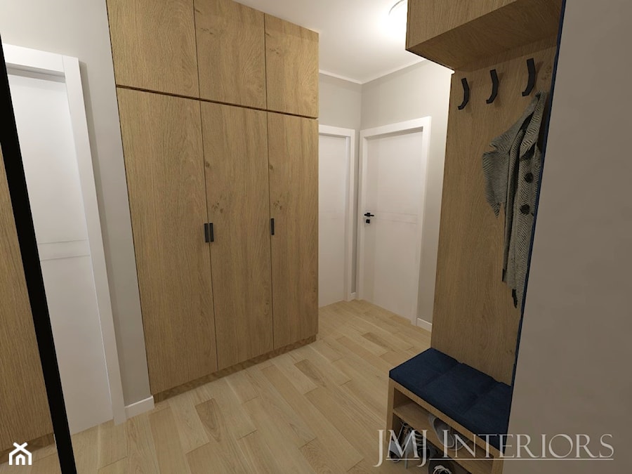 Komfortowe mieszkanie dla młodego małżeństwa - Gdańsk - Hol / przedpokój - zdjęcie od JMJ Interiors