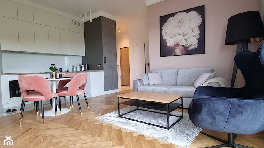 Apartament letni w Gdyni Redłowo - Kuchnia, styl nowoczesny - zdjęcie od JMJ Interiors