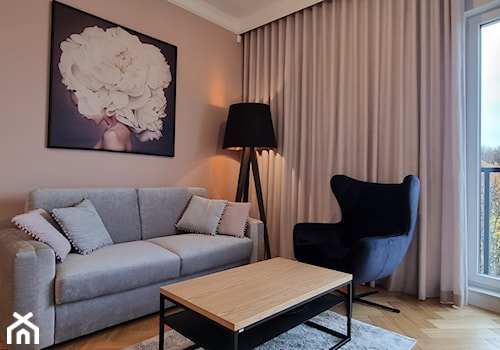 Apartament letni w Gdyni Redłowo - Salon, styl nowoczesny - zdjęcie od JMJ Interiors