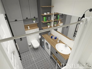 5-metrowa łazienka w stylu skandynawskim - zdjęcie od JMJ Interiors