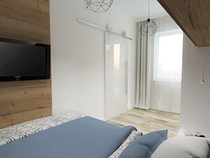 Mieszkanie 63m2 - Sypialnia, styl nowoczesny - zdjęcie od JMJ Interiors