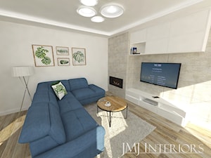 Apartament na Pogórzu - Salon, styl nowoczesny - zdjęcie od JMJ Interiors