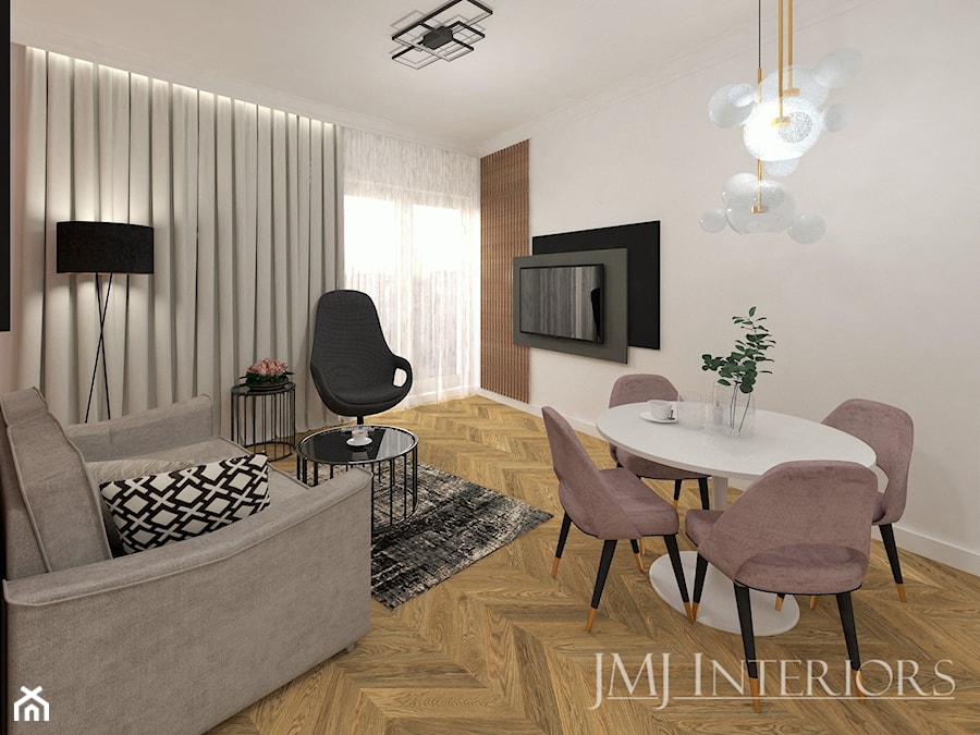 Salon z jadalnią - zdjęcie od JMJ Interiors