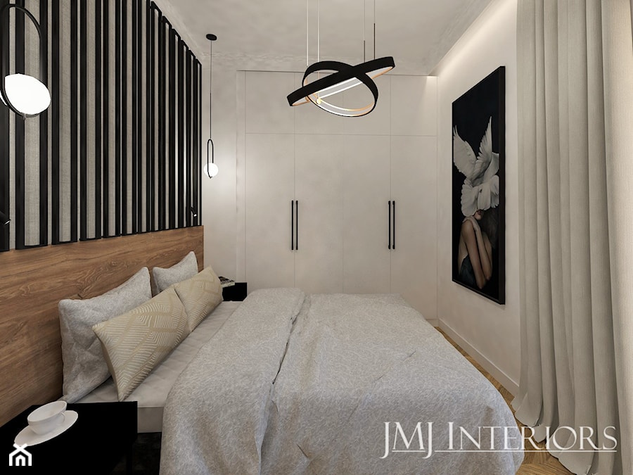 Zabudowa meblowa w sypialni - zdjęcie od JMJ Interiors