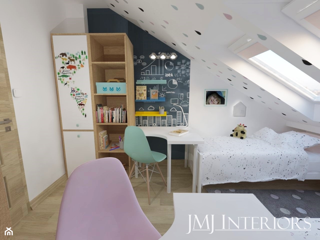 Pokój bliźniaczek - zdjęcie od JMJ Interiors - Homebook