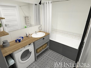 5-metrowa łazienka w stylu skandynawskim - zdjęcie od JMJ Interiors