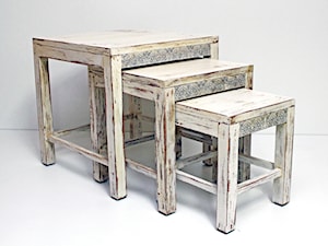 Postarzane stoliki kawowe - zdjęcie od EVA DESIGN