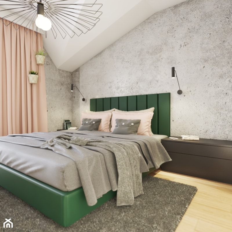 Energetyzujący i funkcjonalny - Sypialnia, styl nowoczesny - zdjęcie od MAGU. Pracownia projektowa