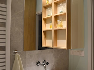 Mała łazienka w bloku - Łazienka, styl skandynawski - zdjęcie od KS.WNĘTRZA