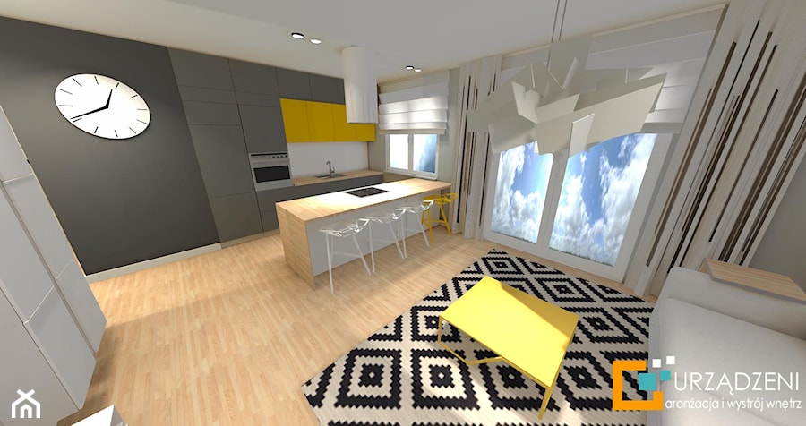 mieszkanie Ursus - Kuchnia, styl minimalistyczny - zdjęcie od urzadzeni