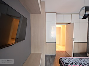.4 - Średnia szara sypialnia, styl nowoczesny - zdjęcie od Meble Wiśniewski MEBLO-MARK
