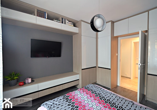 .4 - Mała sypialnia, styl nowoczesny - zdjęcie od Meble Wiśniewski MEBLO-MARK