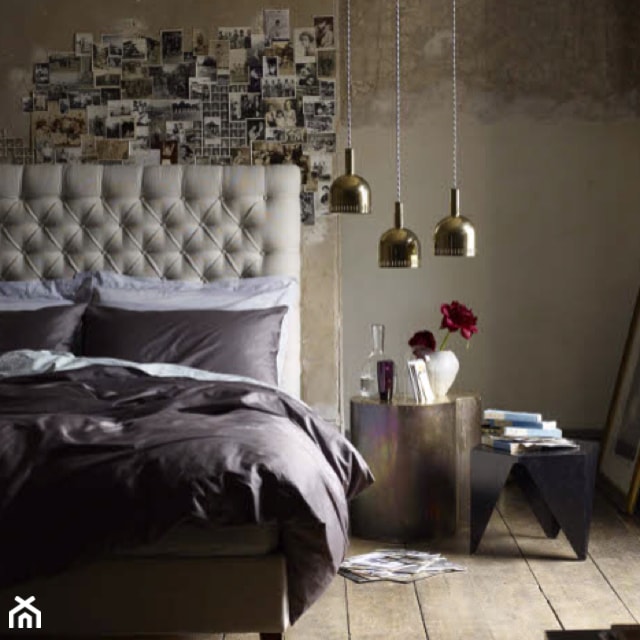 Sypialnia, styl industrialny - zdjęcie od headboards.pl